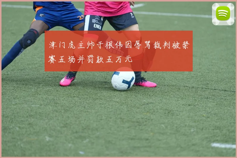 津门虎主帅于根伟因辱骂裁判被禁赛五场并罚款五万元